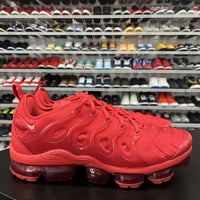 Nike Air Vapormax Plus Triple Red CW6973-600 Men's Size 11.5 No Insoles