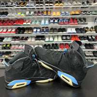 Nike Air Jordan 6 Retro UNC Black Blue 384664-006 Men's Size 10