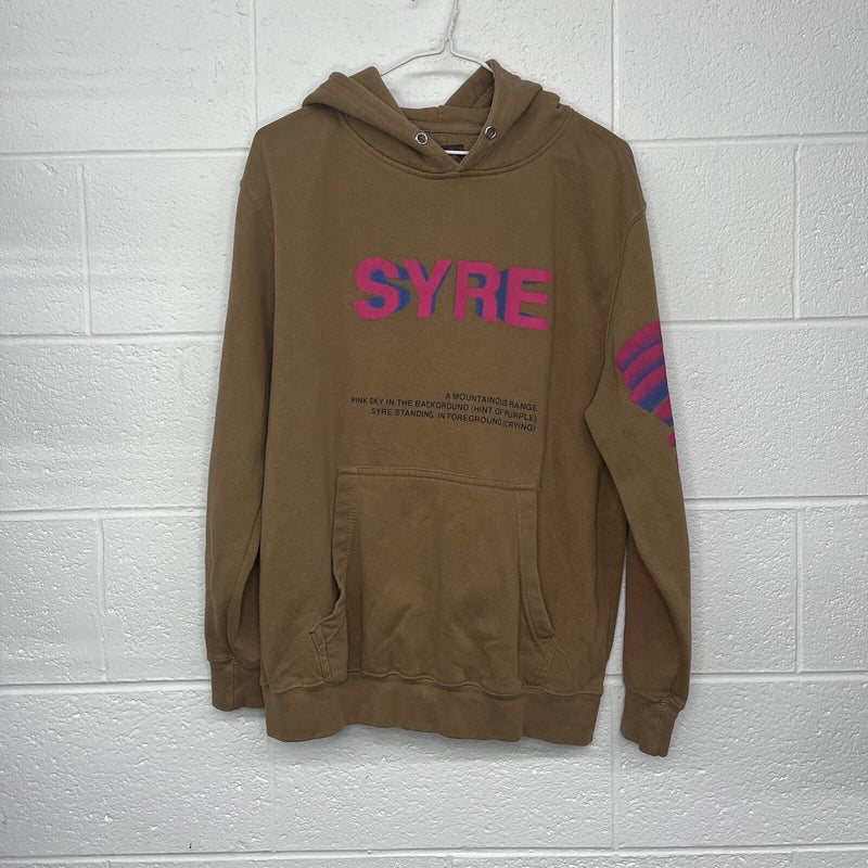 MSFTS REP Jaden Smith SYRE Beautiful Confusion Brown Tour Hoodie Mens Size M