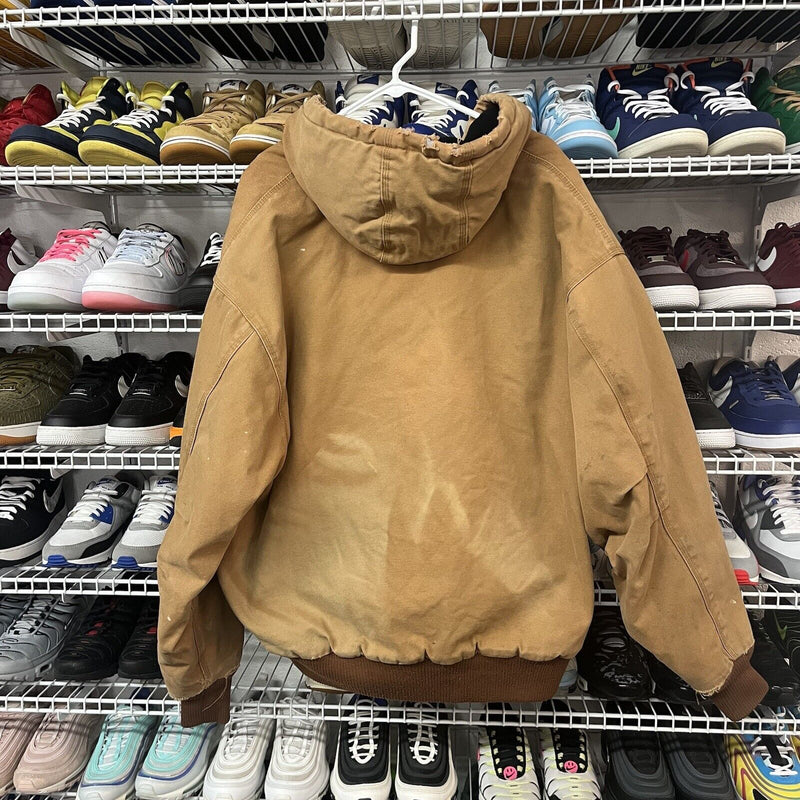 Walls Jacket And Work Overalls Set Men 2XL Brown Workwear Hooded Full Zip - Hype Stew Sneakers Detroit