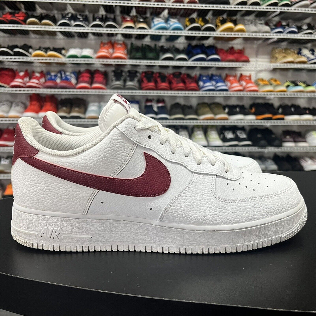 Nike Air Force 1 Retro Low White Team Red CZ0326-100 Men's Size 14 - Hype Stew Sneakers Detroit