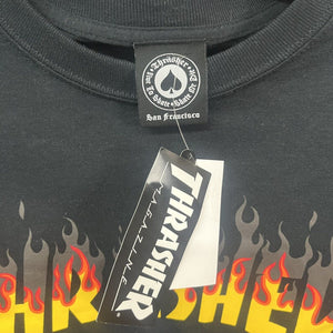 THRASHER Magazine Fire T shirt SMALL NEW NWT - Hype Stew Sneakers Detroit