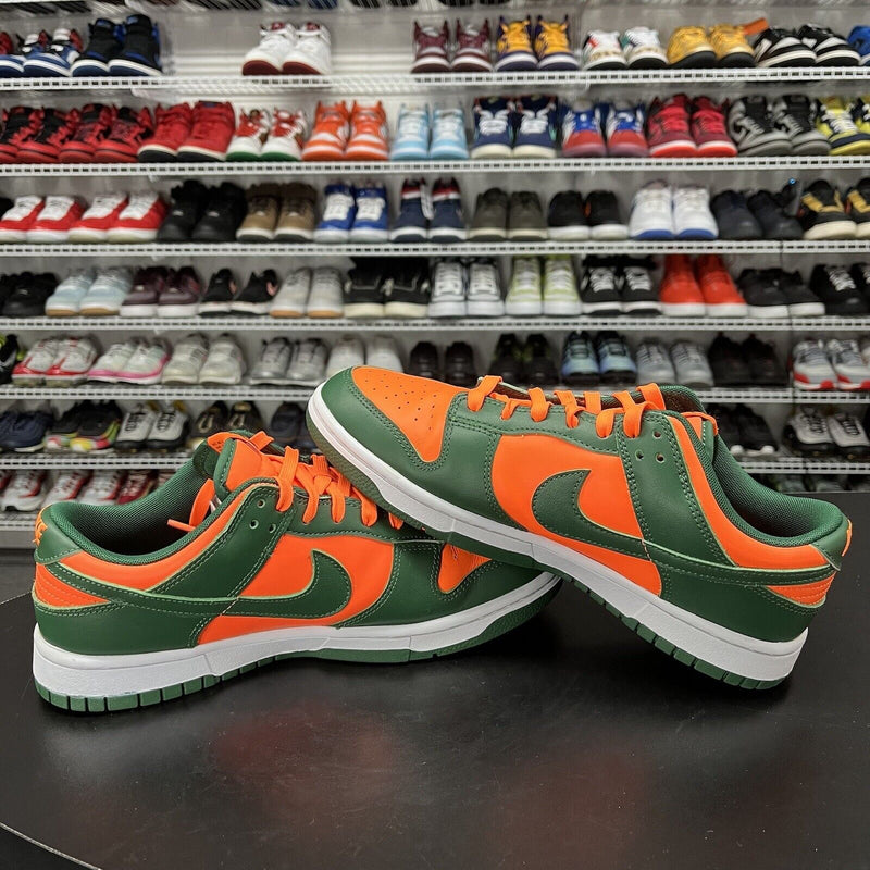 Nike Dunk Low Miami Hurricanes DD1391 300 Men's Size 9