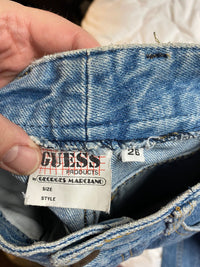 Vtg Guess Side Zip Skinny Jeans Size 26 Georges Marciano 80ƒ??s - Hype Stew Sneakers Detroit