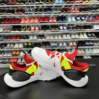 Nike Huarache Edge Txt Youth White Red Neon Yellow AQ2431-100 Size 6Y - Hype Stew Sneakers Detroit