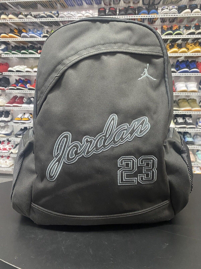 Vintage 2000s Y2K Nike Air Jordan Jumpman Backpack Black Grey