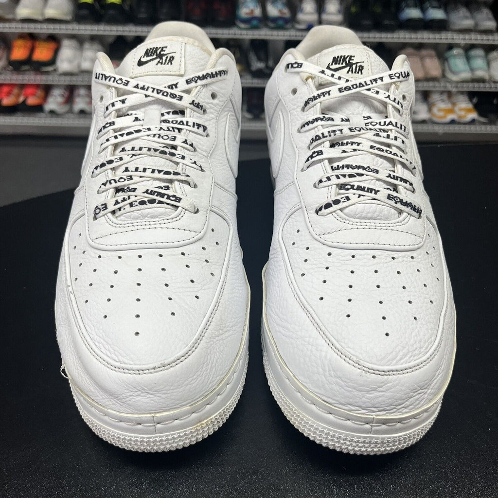 Nike Air Force 1 Low CMFT "Equality" White Black AQ2118-100 Men's Size 15 - Hype Stew Sneakers Detroit