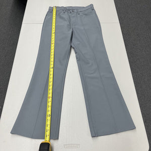VTG 80s Levis Pants Men's Gray Chino Pleated Polyester Dracon Slacks Capital E - Hype Stew Sneakers Detroit