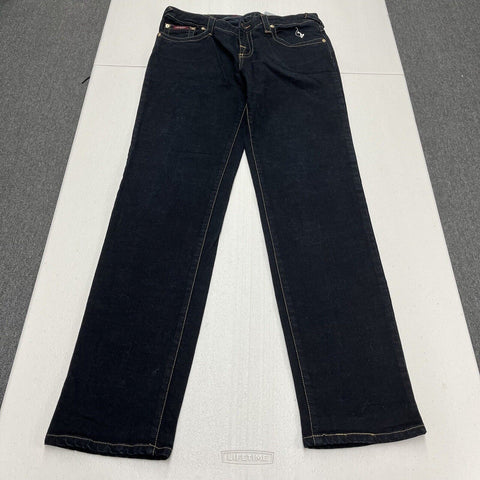 Vintage Y2K Baby Phat Jeans Dark Wash Straight Leg Embroidered Women's Size 11