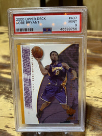 2000-01 Upper Deck KOBE BRYANT Mint PSA 9 Purple Reign POP 5 Game Jersey Edition - Hype Stew Sneakers Detroit