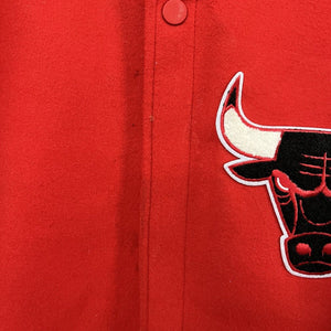 100% Authentic Pro Standard Chicago Bulls Varsity Wool Leather Jacket Size XL - Hype Stew Sneakers Detroit