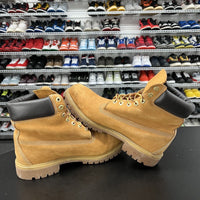 Timberland Men's 6 Inch Premium Waterproof Boots Wheat Nubuck Men's Size 10 - Hype Stew Sneakers Detroit