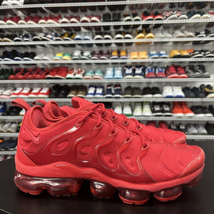 Nike Air Vapormax Plus Triple Red CW6973-600 Men's Size 11.5 No Insoles With Box