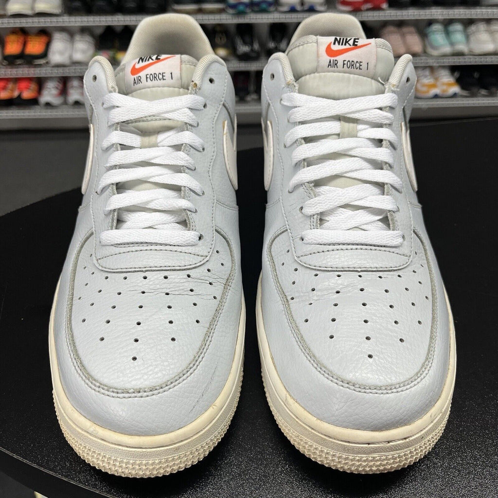 Nike Air Force 1 Low Pure Platinum Blue Silver 488298-091 Men's Size 13 - Hype Stew Sneakers Detroit