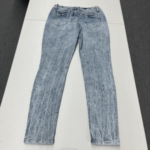 Lovesick Jeans Women's Blue/Gray Acid Wash Distressed Skinny Size 9 - Hype Stew Sneakers Detroit