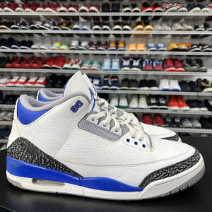 Nike Air Jordan 3 Retro 'Racer Blue' 2021 CT8532-145 Men's Size 13 No Insoles