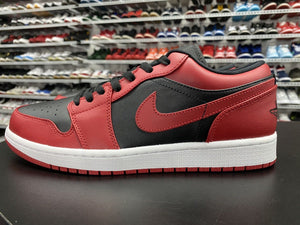 Nike Air Jordan 1 Low Reverse Bred Gym Red 553558 606 Men's Size 9.5 - Hype Stew Sneakers Detroit