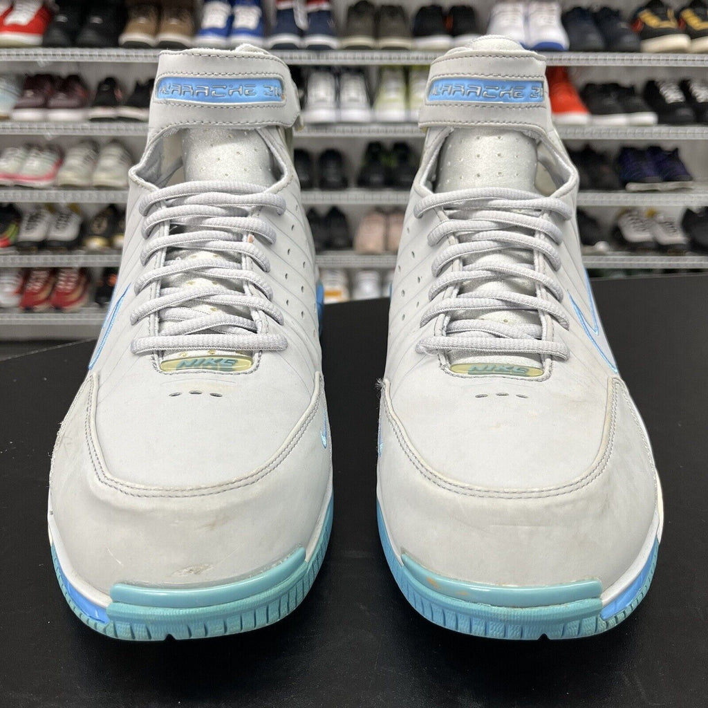Nike Air Zoom Huarache 2K4 Wolf Gray Uni Blue 308475-002 Men's Size 11.5 - Hype Stew Sneakers Detroit