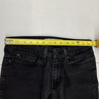 Levi Strauss Gold Women's Mid Rise Skinny Jeans Black Size 29x28