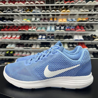 Nike Womens Revolution 3 Running Shoes Blue 819303-400 Size 8.5