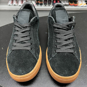 Women's Puma Suede Black Shoe Low Top Gum Soles 360987 01 Size 5 - Hype Stew Sneakers Detroit