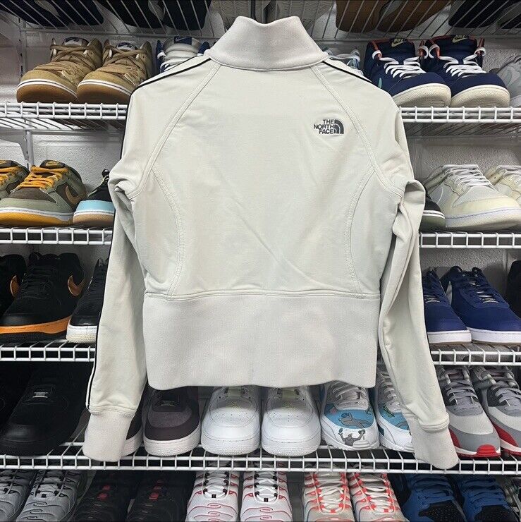 North Face Cream Ivory Apex Soft Shell Windwall Zip Jacket Size Small - Hype Stew Sneakers Detroit