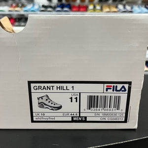 Fila Grant Hill 1 1BM00636-125 Men's White Navy Red Men's Size 11 - Hype Stew Sneakers Detroit