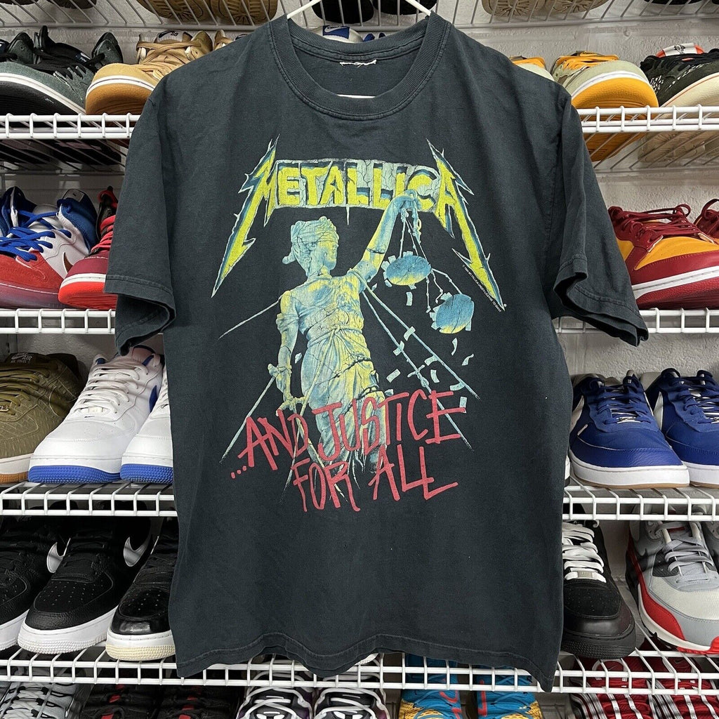 VTG 1994 Vintage Metallica And Justice For All Rock Band shirt Pushhead Sz Small - Hype Stew Sneakers Detroit