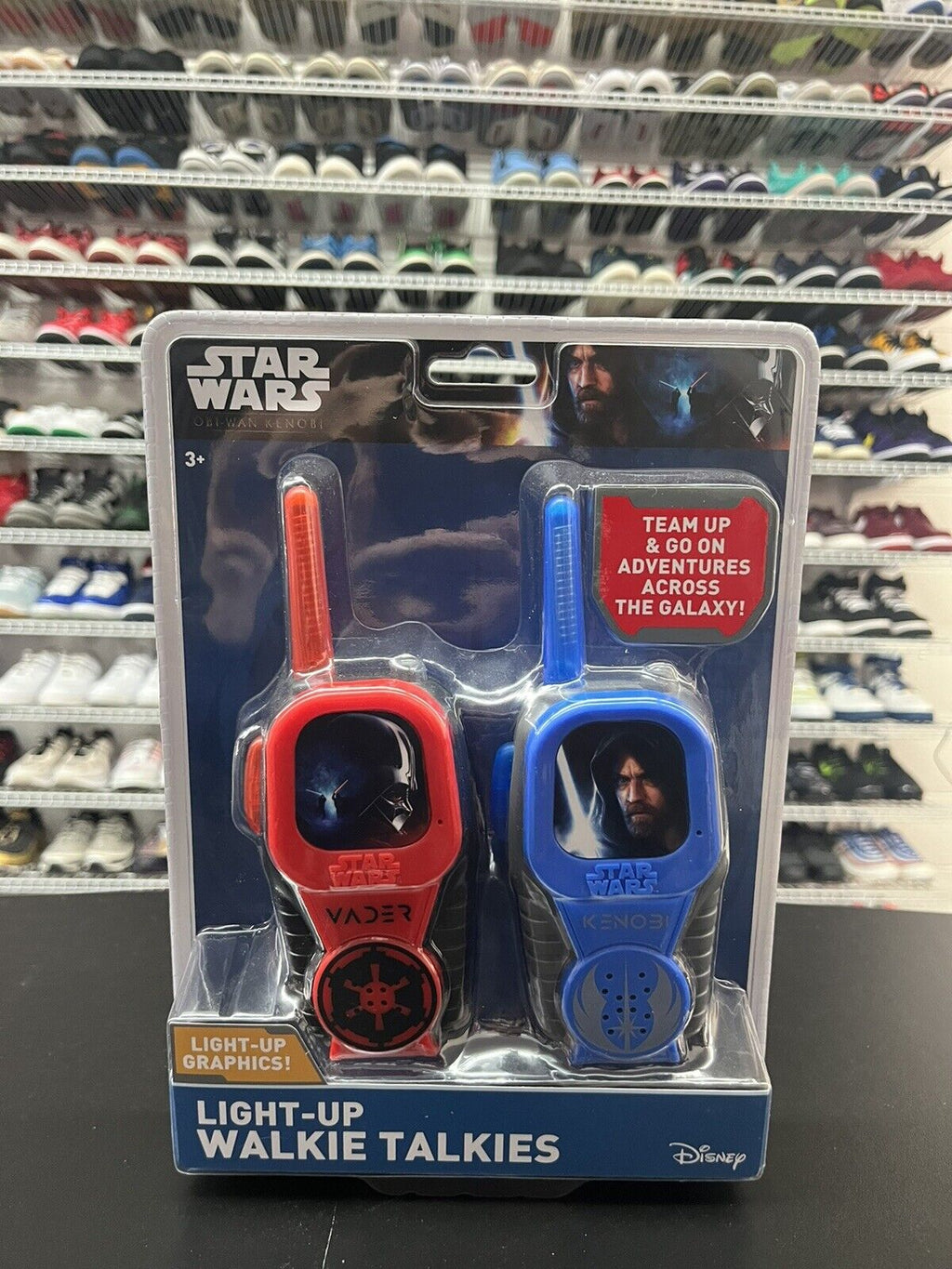 Star Wars Darth Vader and Obi-Wan Kenobi Light-Up Walkie Talkies - Hype Stew Sneakers Detroit