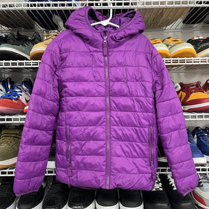 There Abouts Girls Purple Puffer Jacket Coat Size Kids Small - Hype Stew Sneakers Detroit