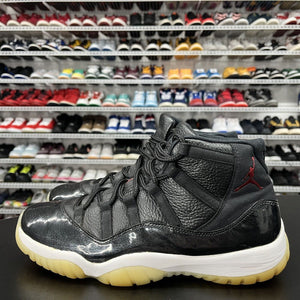 Nike Air Jordan 11 Retro 72-10 Black 378037-002 Men's Size 11 No Insoles