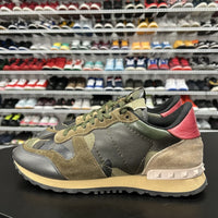 Valentino Garavani Green Mixed Camo Trainers Women's Size EURO 38 US 8