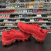 Nike Air Vapormax Plus Triple Red CW6973-600 Men's Size 11.5 No Insoles