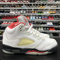 Nike Air Jordan 5 Retro GS Fire Red Silver Tongue 440888-102 Youth Size 6.5Y