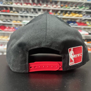 VTG 2000s New Era HWC Chicago Bulls Retro 90s  Spell Out Snapback Hat - Hype Stew Sneakers Detroit