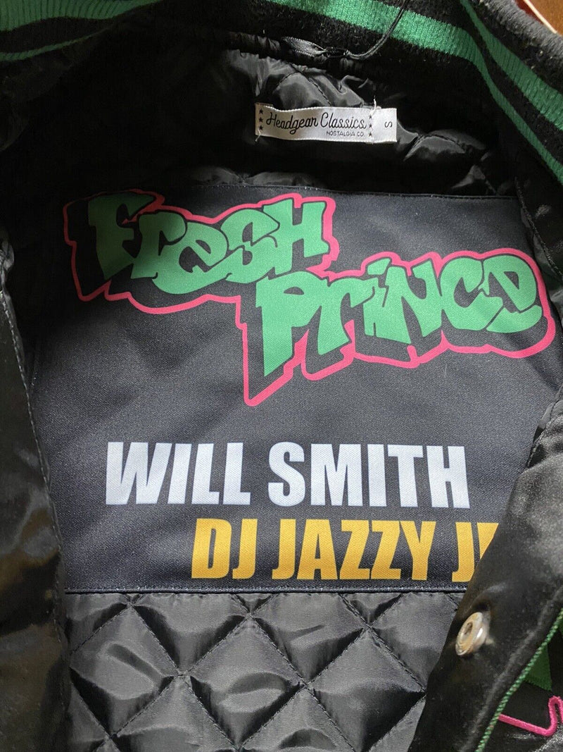 Headgear Classics Men's Fresh Prince Satin Jacket Black Size Small - Hype Stew Sneakers Detroit