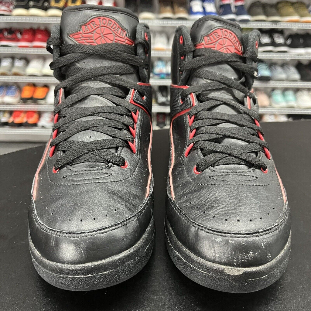 Nike Air Jordan 2 Retro Alternate 87 Black Varsity Red 834274-001 Men's Size 11 - Hype Stew Sneakers Detroit