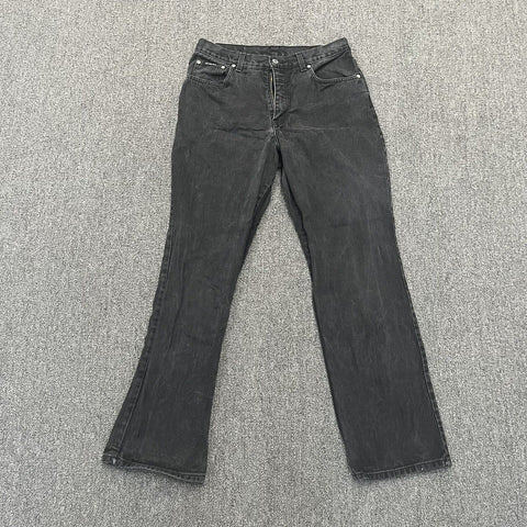 Vintage New York & Company Jeans Women's Black Size 12 Wide Leg