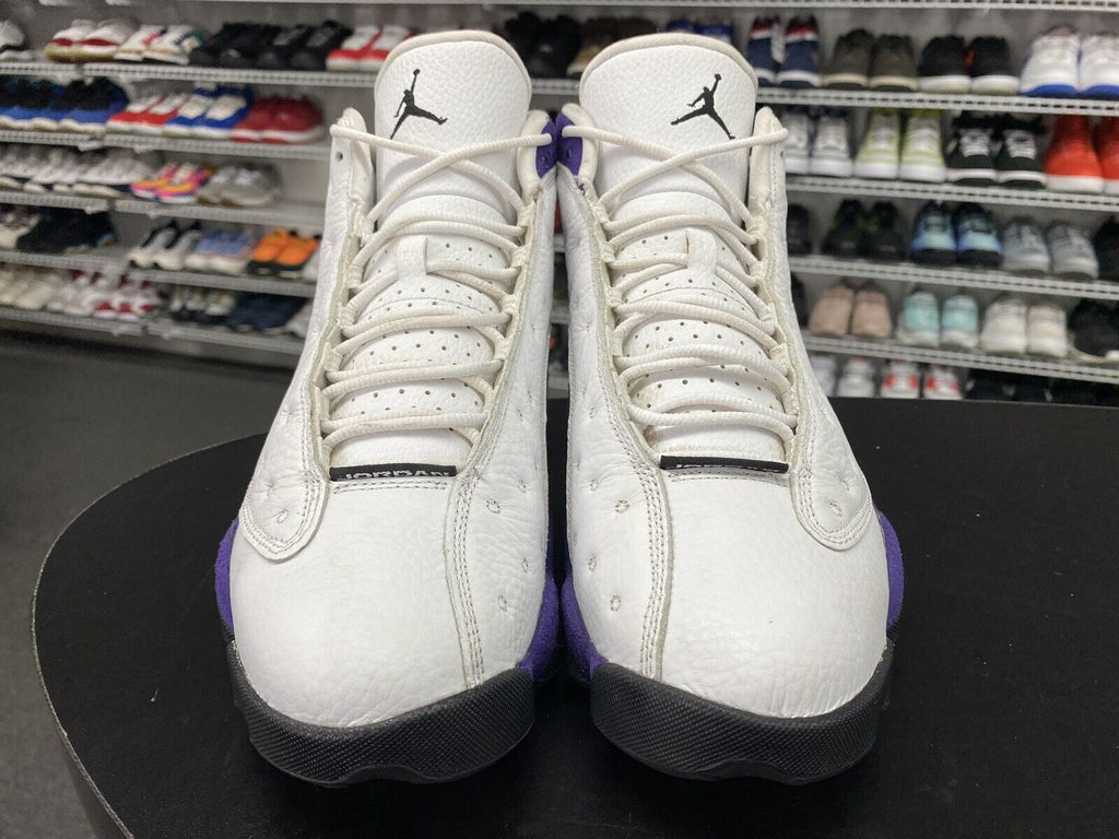 Nike Air Jordan 13 Lakers Court Purple 414571-105 Men's Size 9 US - Hype Stew Sneakers Detroit