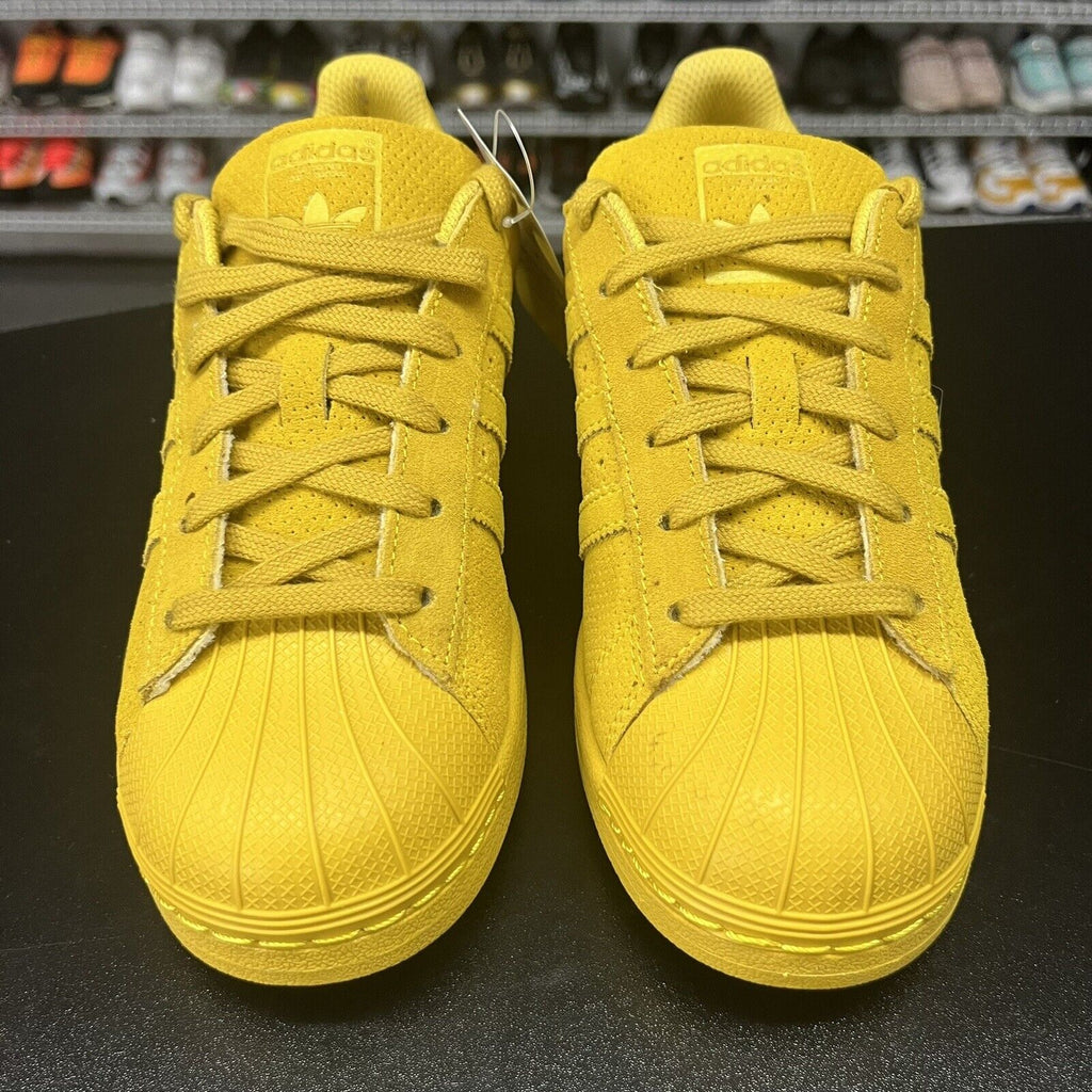 Adidas X Pharrell Superstar Supercolor Pack Yellow Men's Size 5.5 - Hype Stew Sneakers Detroit