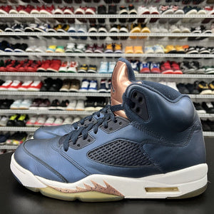 Nike Air Jordan 5 Bronze Obsidian Navy White 136027-416 Mens Size 11 No Insoles