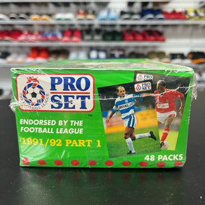 Official English Football/Soccer Pro Set Player Cards 1991/92 Sealed Box. Part 1 - Hype Stew Sneakers Detroit