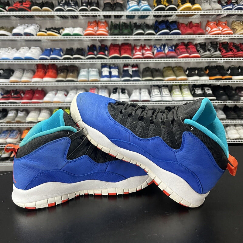 Nike Retro Air Jordan 10 Tinker Blue 310805-408 Men's Size 9.5 Missing Insoles - Hype Stew Sneakers Detroit