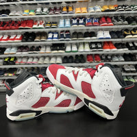 Nike Air Jordan 6 Retro (GS) Carmine 2021 384665-106 Youth Size 6Y