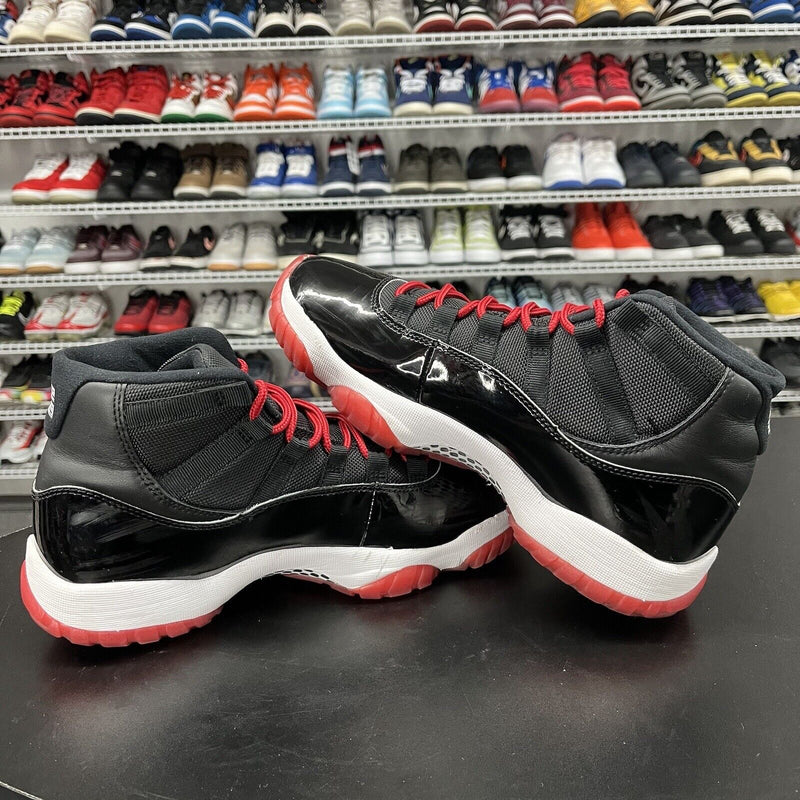 Nike Air Jordan 11 Retro Playoff Bred 2019 378037-061 Men's Size 7.5 No Insoles - Hype Stew Sneakers Detroit