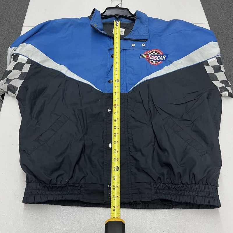 Vtg 90s NASCAR Pure American Power Racing Chase Authentics Jacket Size XL Hype Stew Sneakers Detroit