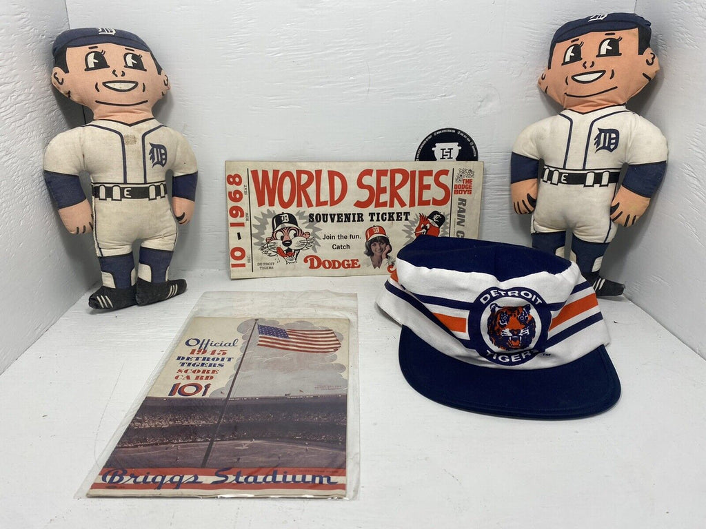 Vintage 40s 60s 70s Detroit Tigers Collectible Lot, Plus Toys, Souvenir Tickets - Hype Stew Sneakers Detroit