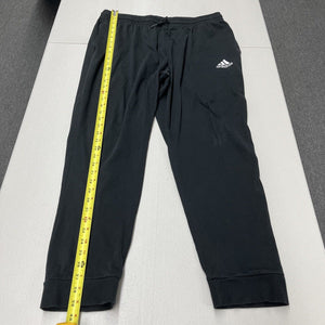 Adidas Sweatpants Men's Black Jogger Cuffed Pockets Logo Size XL - Hype Stew Sneakers Detroit