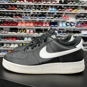 Nike Air Force 1 Low '07 Black White Pebbled Leather CT2302-002 Men's Size 12 - Hype Stew Sneakers Detroit