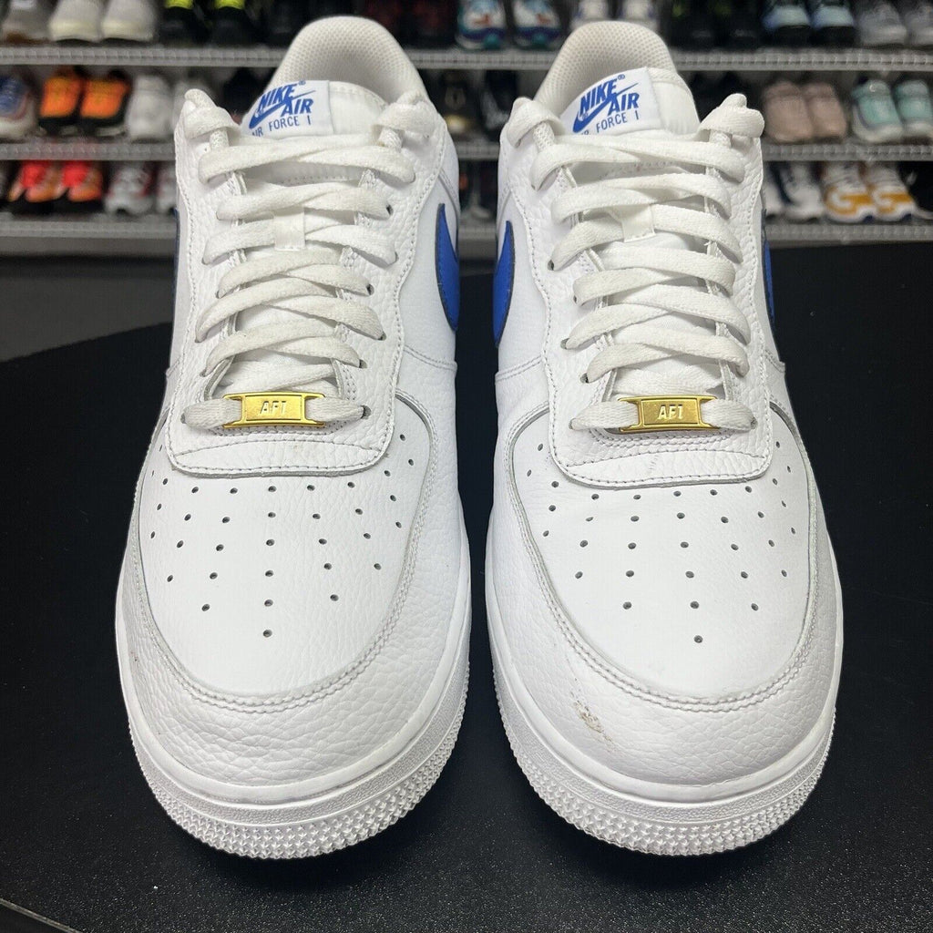 Nike Air Force 1 '07 White Game Royal Blue Sneakers Men's Size 14 DM2845 100 - Hype Stew Sneakers Detroit